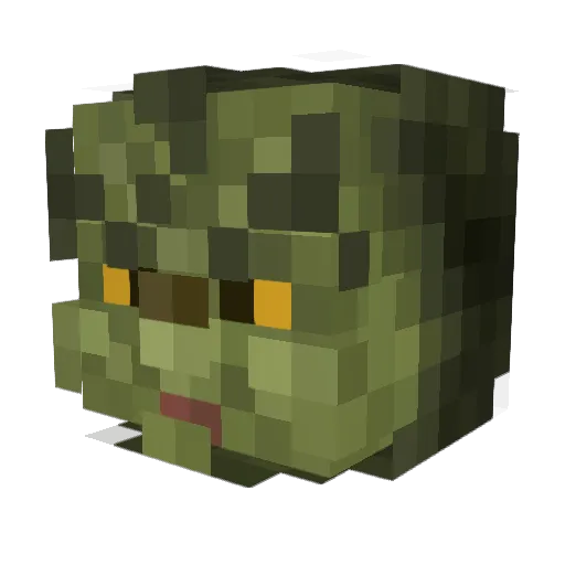 Cindy_Lou_Whoo Minecraft avatar head, 3D render