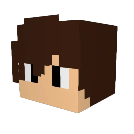 Cinema_craft Minecraft avatar head, 3D render