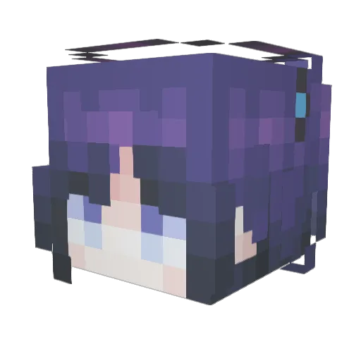 Cineo Minecraft avatar head, 3D render