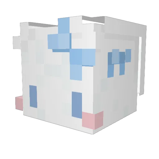 CinnaGottaRoll Minecraft avatar head, 3D render