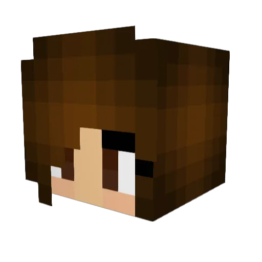 CinnaMonkey2 Minecraft avatar head, 3D render