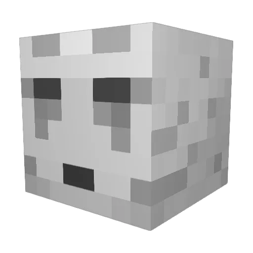 Cinnabites1 Minecraft avatar head, 3D render