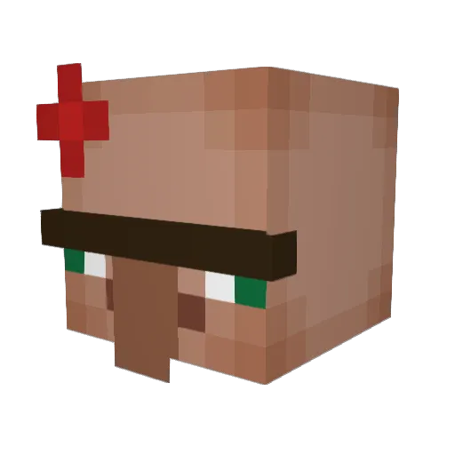 CinnabonCropus Minecraft avatar head, 3D render