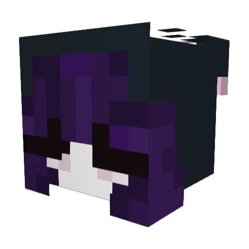 Cinnalol Minecraft avatar head, 3D render