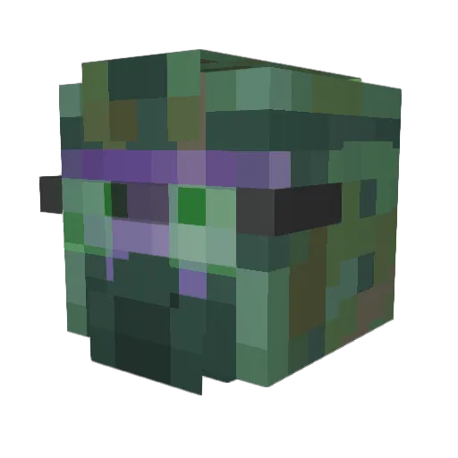 CinnamonAxis625 Minecraft avatar head, 3D render