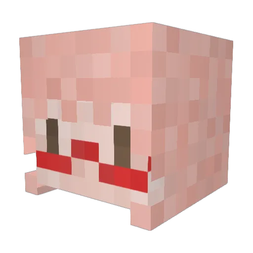 CinnamonDlite Minecraft avatar head, 3D render
