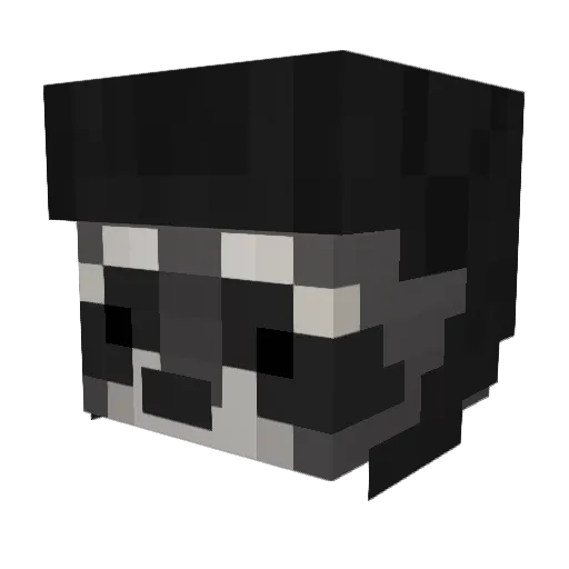CinnamonLambda Minecraft avatar head, 3D render