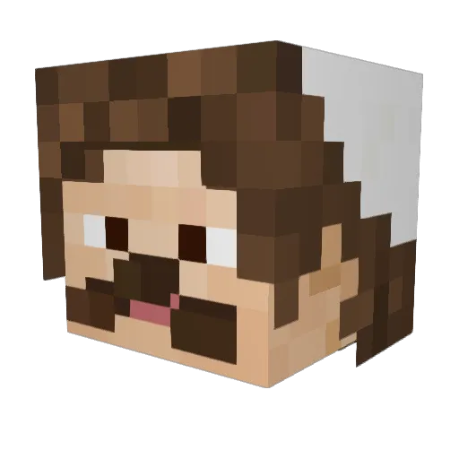 CinnamonMint235 Minecraft avatar head, 3D render