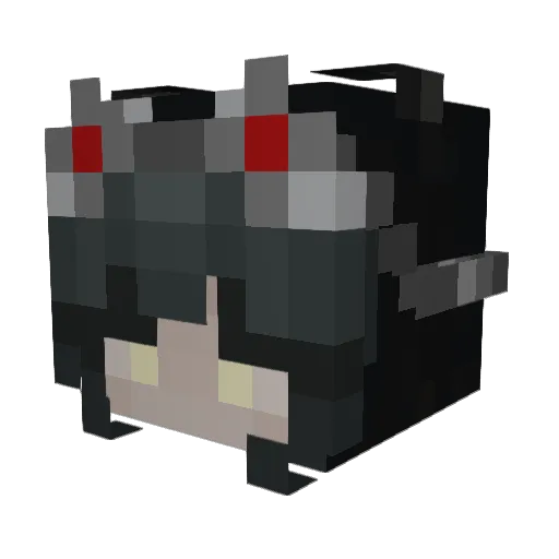 Cinnamon_x3 Minecraft avatar head, 3D render
