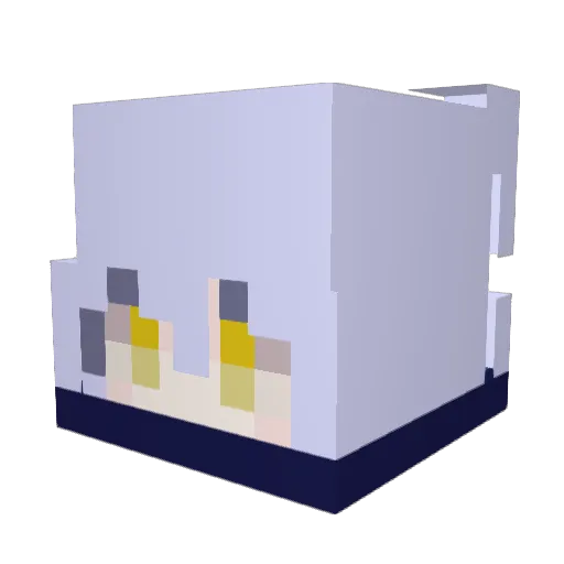 Cinnamonbunb0n1 Minecraft avatar head, 3D render