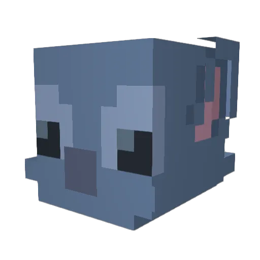 Cinnamonn_ Minecraft avatar head, 3D render