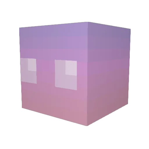Cinnarole Minecraft avatar head, 3D render