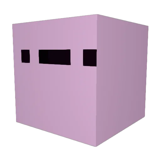 CinnomaSnow Minecraft avatar head, 3D render