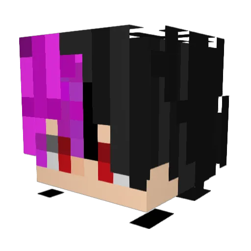CinnyRekt Minecraft avatar head, 3D render