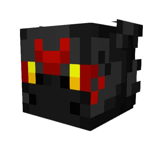 Cinquae Minecraft avatar head, 3D render