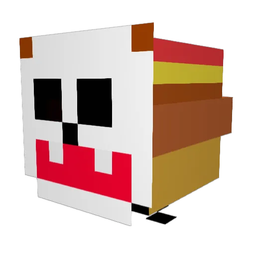 Ciota__ Minecraft avatar head, 3D render