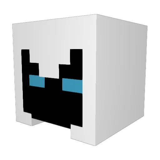 Cipher01 Minecraft avatar head, 3D render