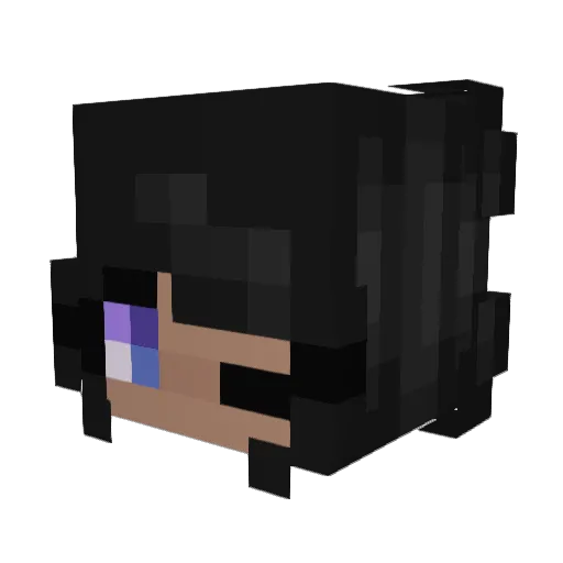 Cipher11318 Minecraft avatar head, 3D render