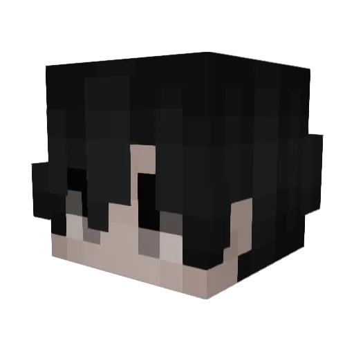 CipollaBlu Minecraft avatar head, 3D render