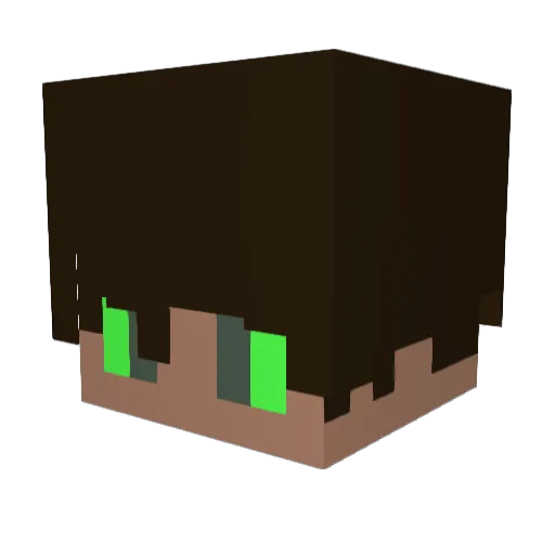 CirAthArt Minecraft avatar head, 3D render