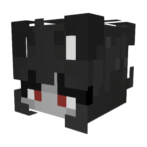 Ciraim Minecraft avatar head, 3D render