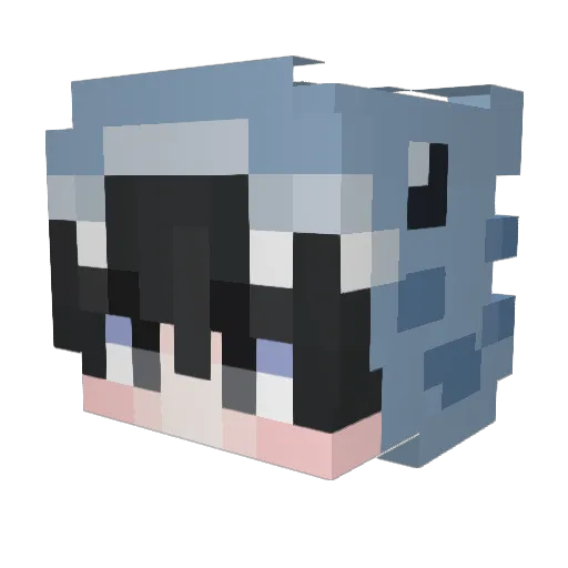 CircePheonix_ Minecraft avatar head, 3D render