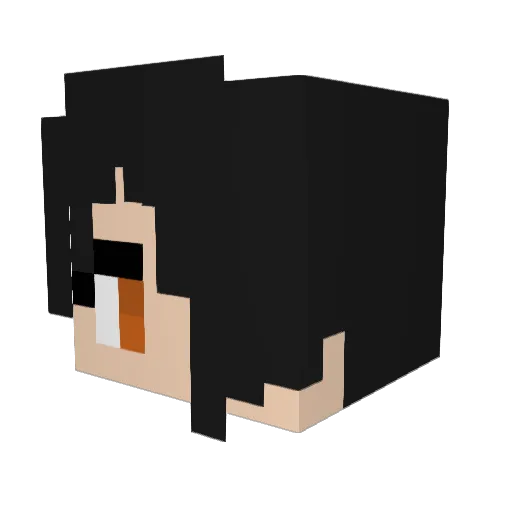 CirceRose Minecraft avatar head, 3D render