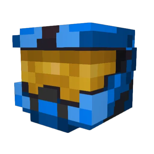 CircleEleven Minecraft avatar head, 3D render