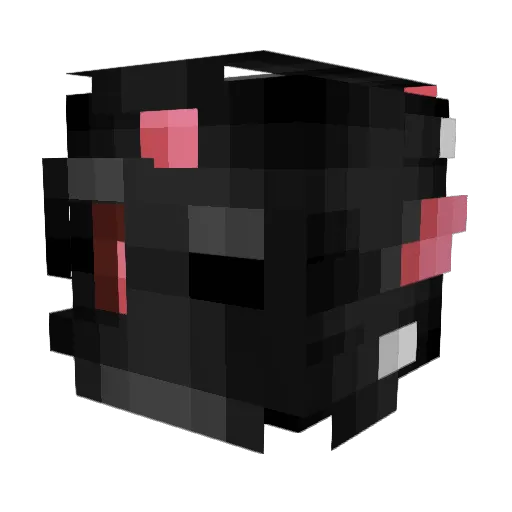 Circuit1337 Minecraft avatar head, 3D render