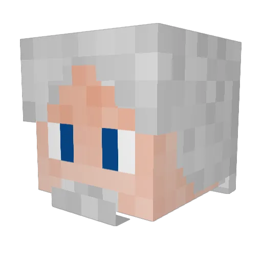 Cire4ever Minecraft avatar head, 3D render