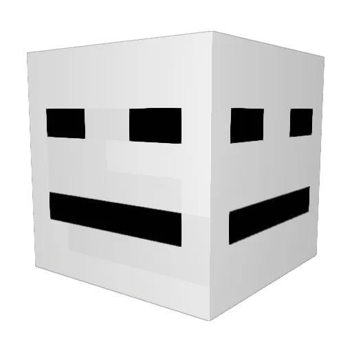 Cireladicius Minecraft avatar head, 3D render