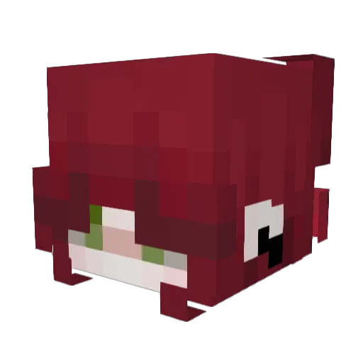 Cirelondiel Minecraft avatar head, 3D render