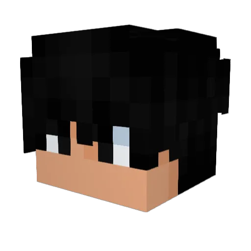 Cirenz Minecraft avatar head, 3D render