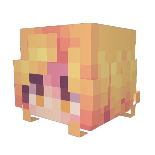Cirichi61509 Minecraft avatar head, 3D render