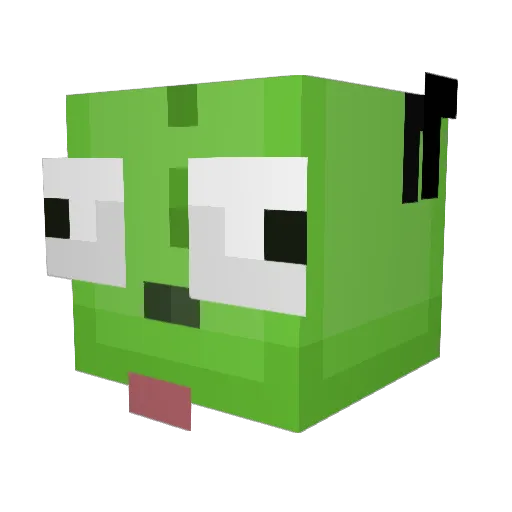 Cirix Minecraft avatar head, 3D render