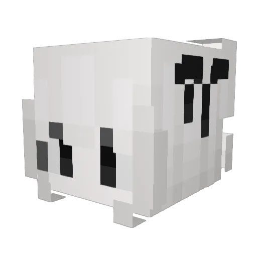 Cirsius Minecraft avatar head, 3D render