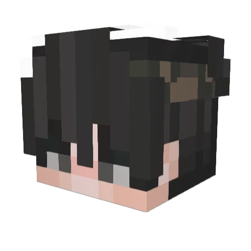 Ciruk Minecraft avatar head, 3D render