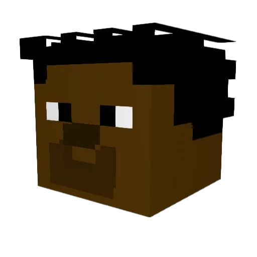 CiskyLicker147 Minecraft avatar head, 3D render