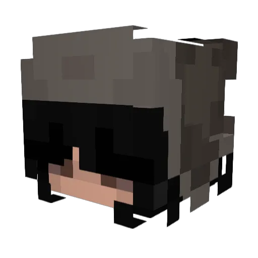CissouMBT Minecraft avatar head, 3D render