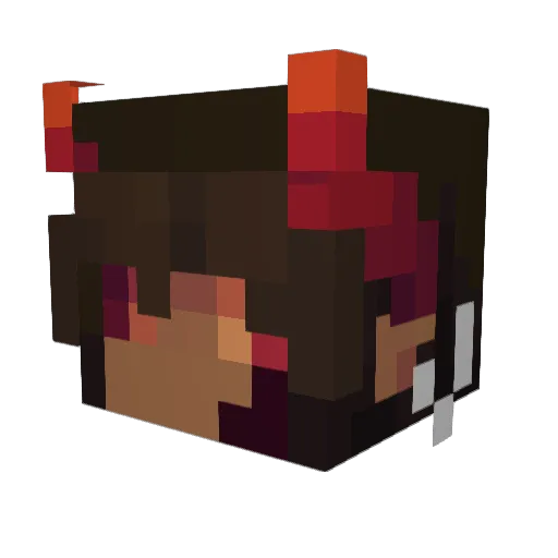 CitesQuo Minecraft avatar head, 3D render