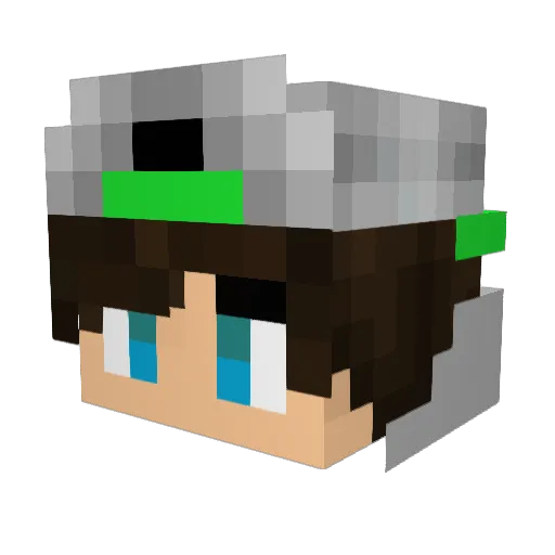 CitoriCx Minecraft avatar head, 3D render