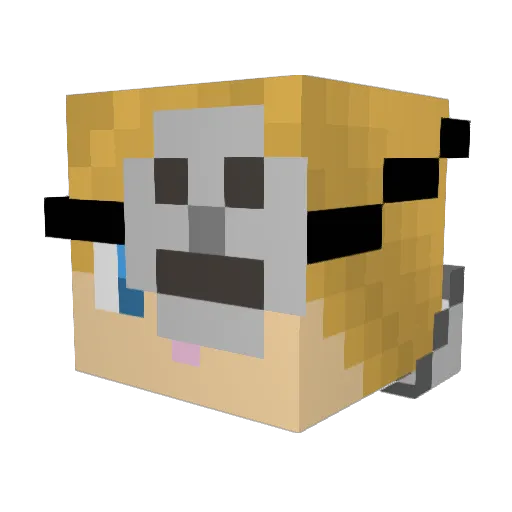 CitreaKarpos Minecraft avatar head, 3D render