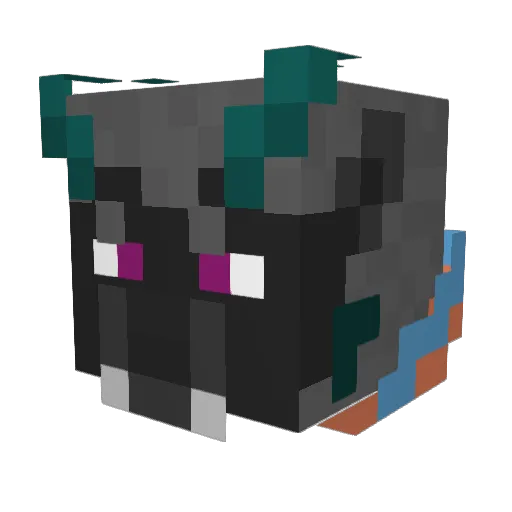 CitroSpark Minecraft avatar head, 3D render