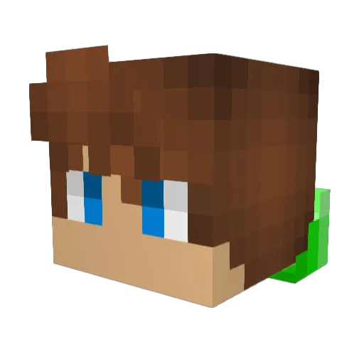 Citroen2009 Minecraft avatar head, 3D render