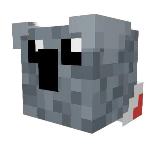 Citroensapje27 Minecraft avatar head, 3D render