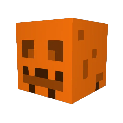 Citroman Minecraft avatar head, 3D render