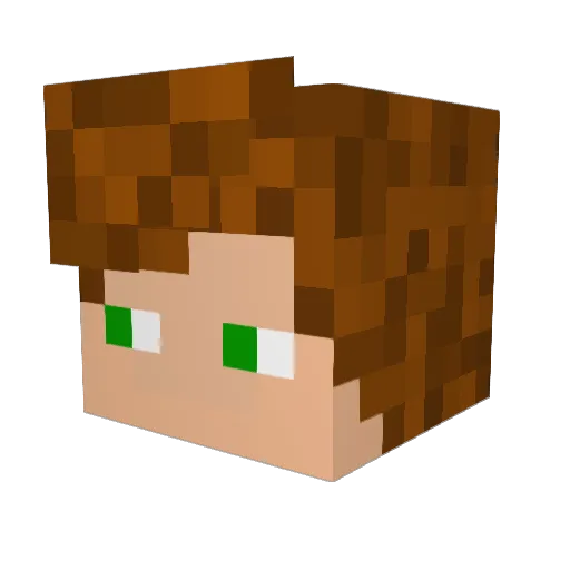 CitronicGHG Minecraft avatar head, 3D render