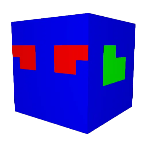 CitroxPLL Minecraft avatar head, 3D render