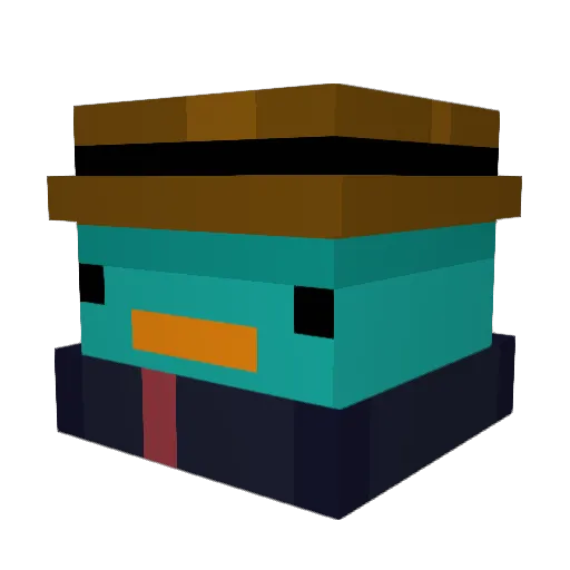 CitrusJM Minecraft avatar head, 3D render