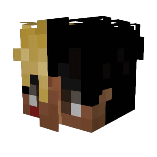CitrusMilk Minecraft avatar head, 3D render